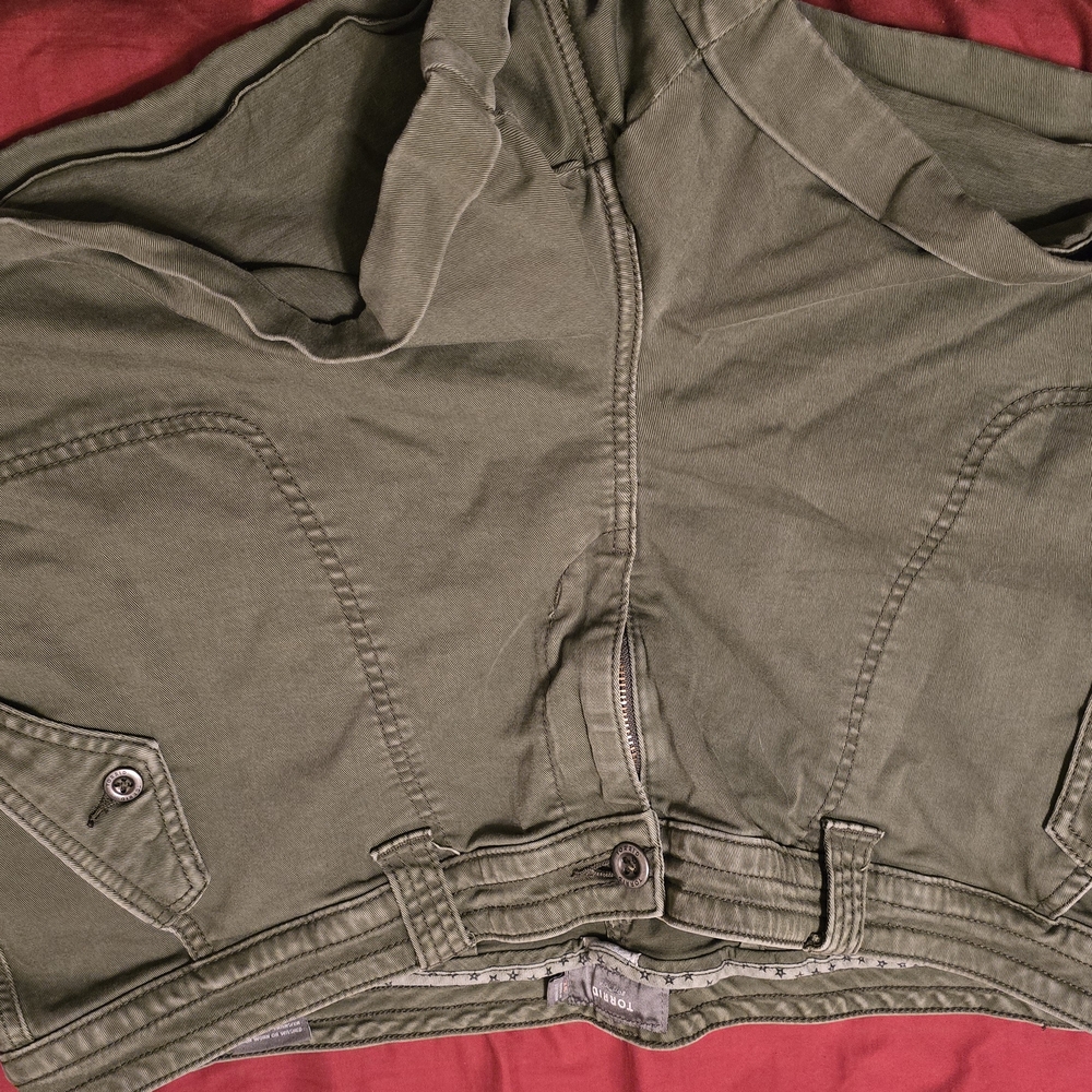 Torrid Olive Green Casual Shorts